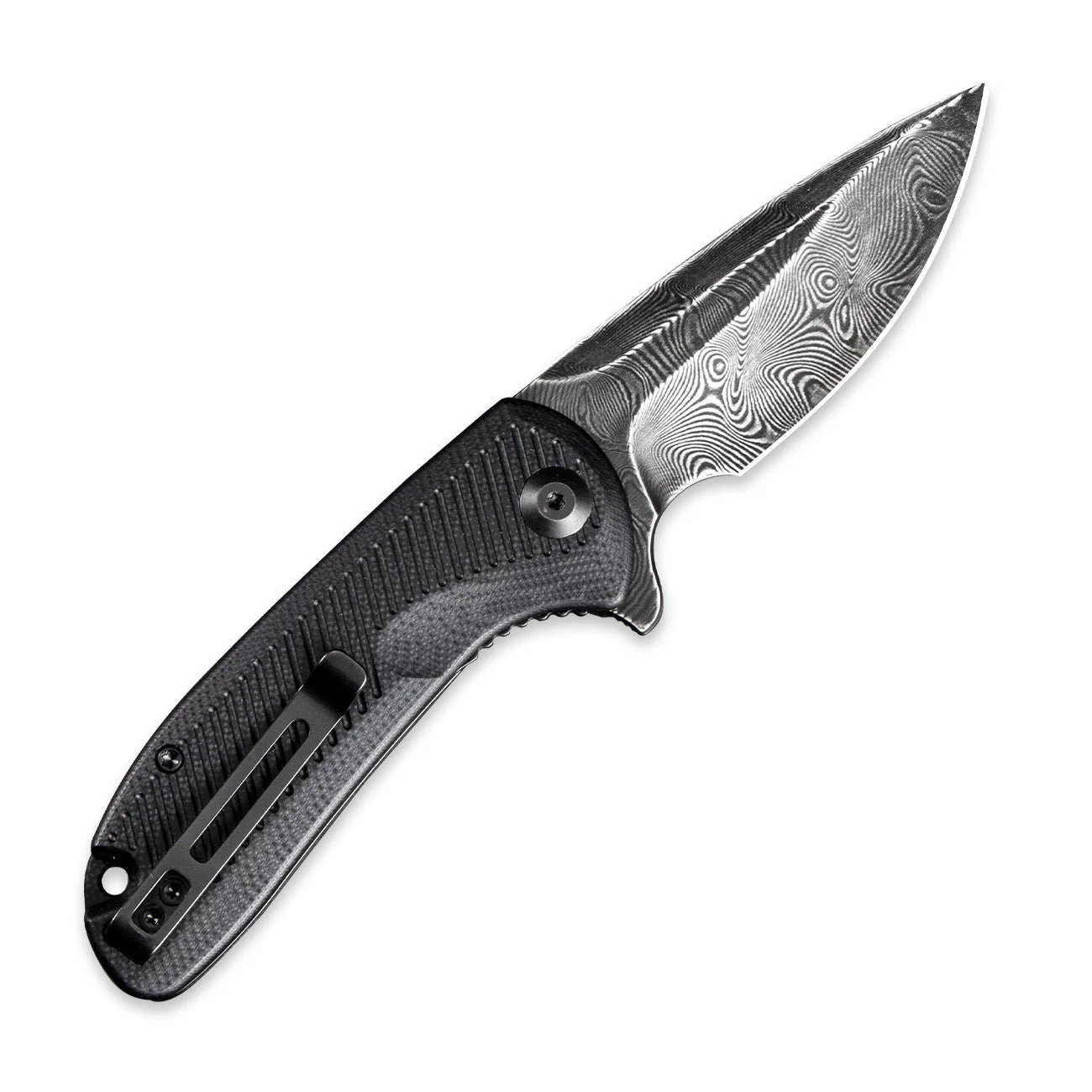CIVIVI Durus Flipper Knife G10 Handle (3" Damascus Blade) C906DS-3 - Image 2