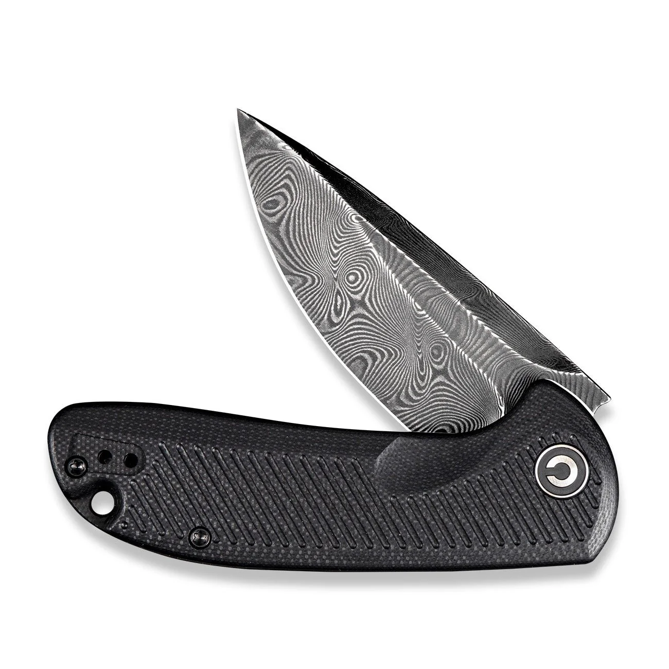 CIVIVI Durus Flipper Knife G10 Handle (3" Damascus Blade) C906DS-3 - Image 4