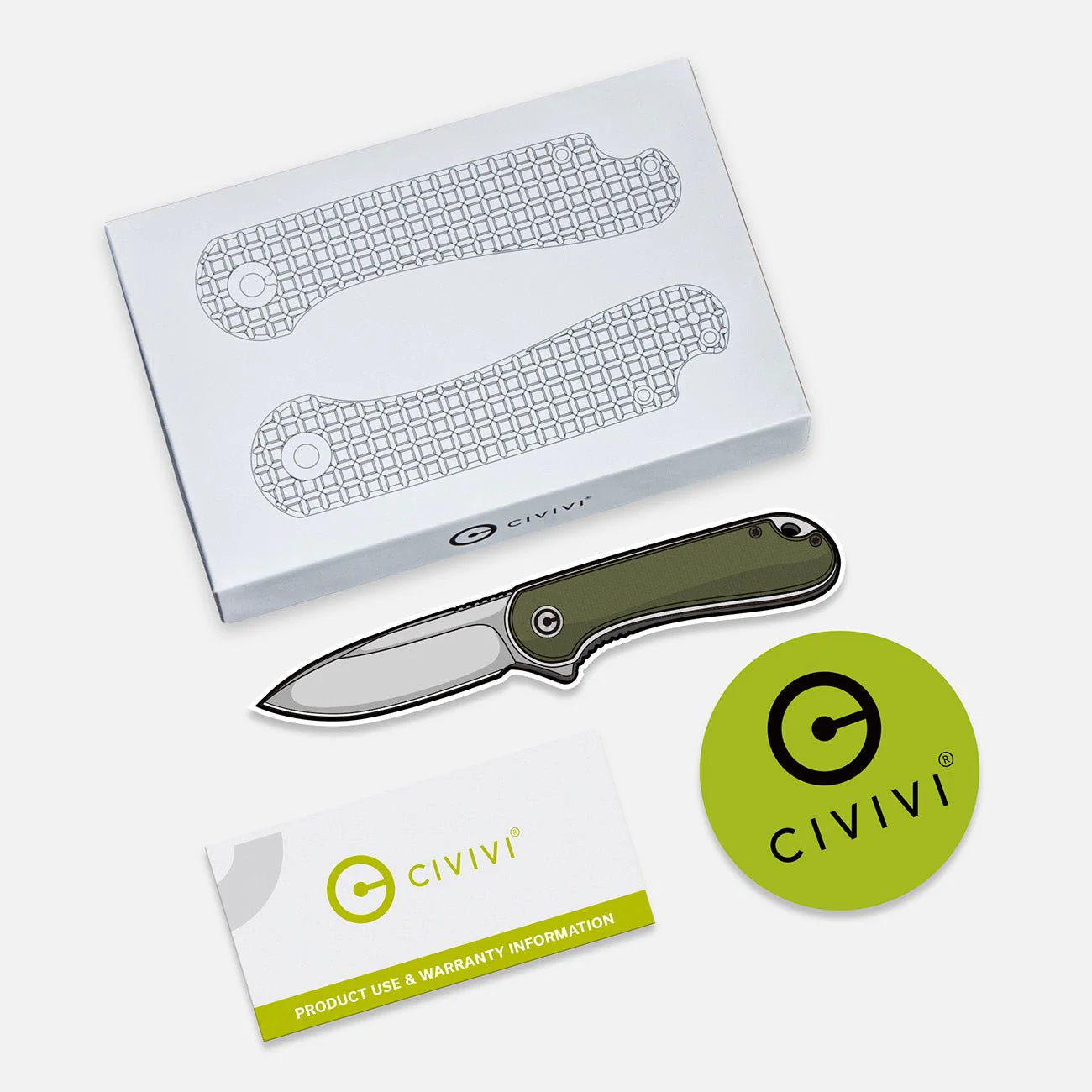 CIVIVI Elementum 6AL4V Titanium Handle Scales Compatible With Elementum C907 Pocket Knife C18062AD-2 - Image 7