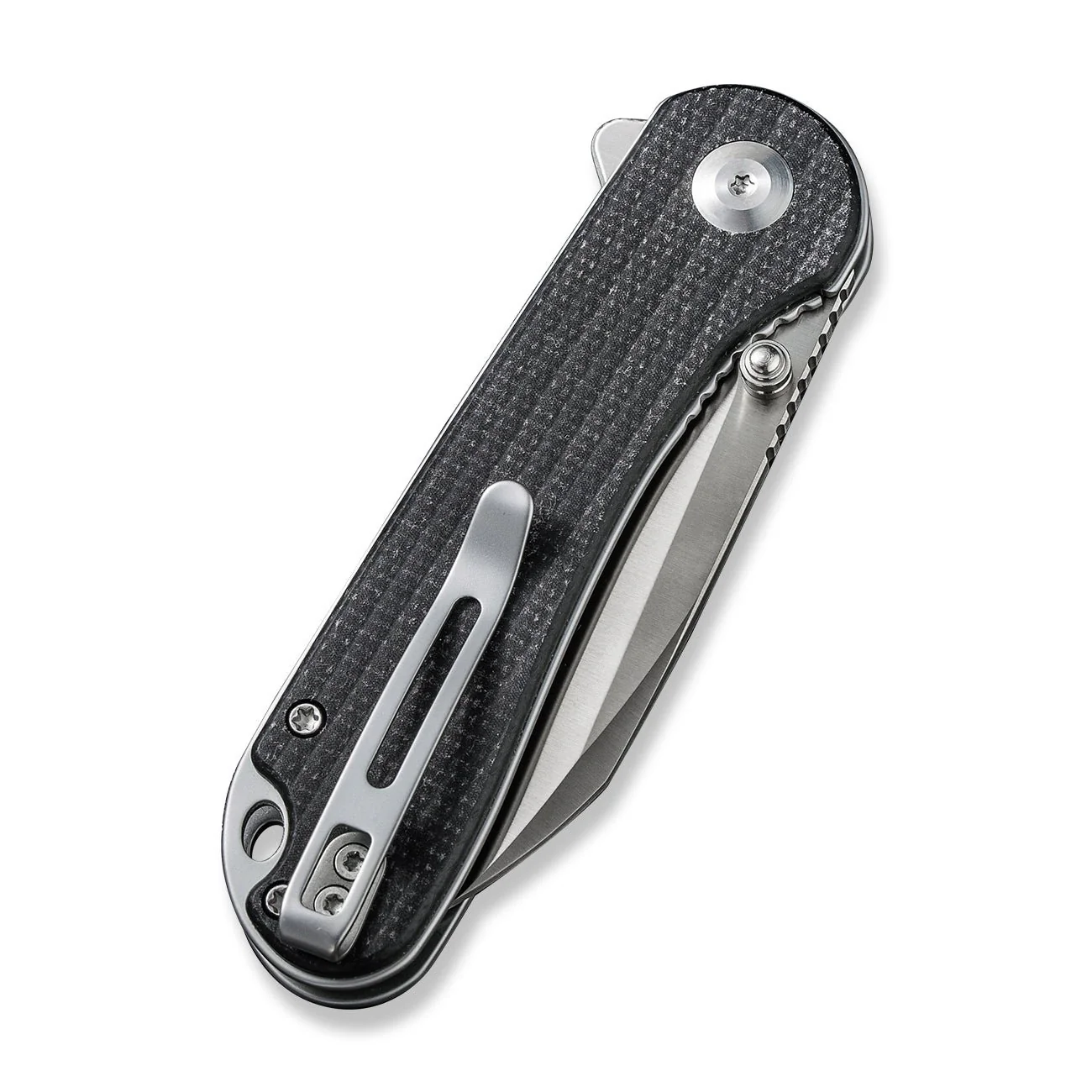 CIVIVI Elementum Flipper & Thumb Stud Knife Micarta Handle (2.97" Nitro-V Blade) C18062AF-3 - Image 11