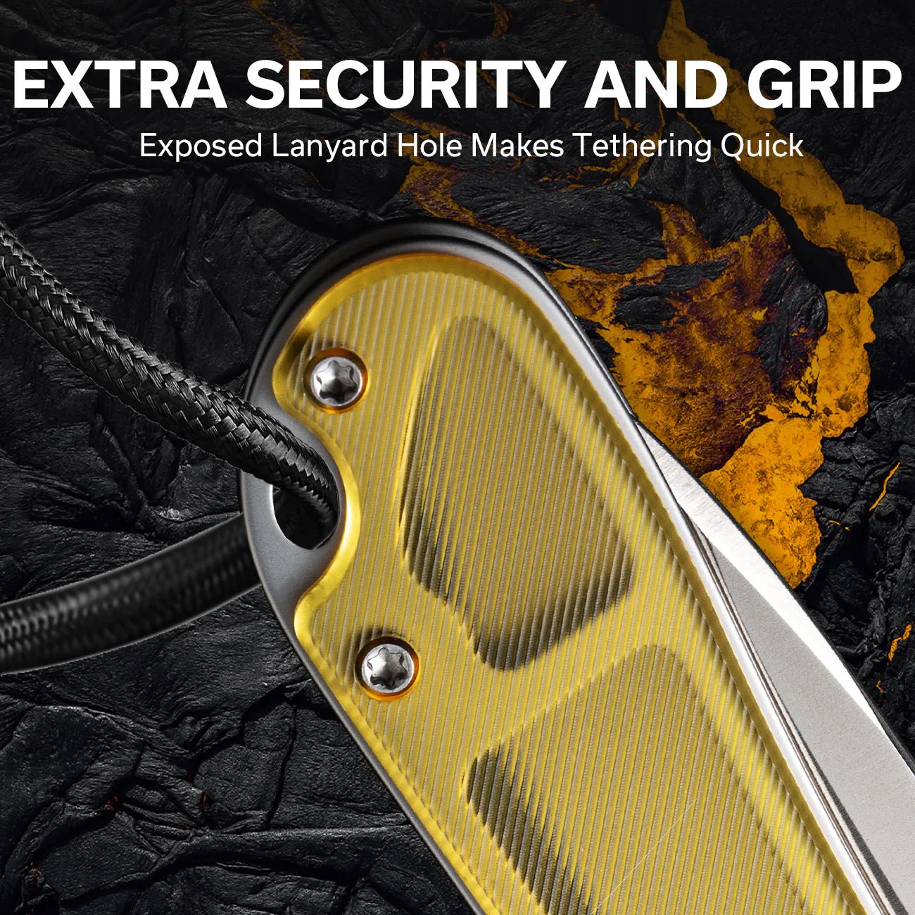 CIVIVI Elementum Flipper Knife Ultem Handle (2.96" D2 Blade) C907A-4 - Image 5