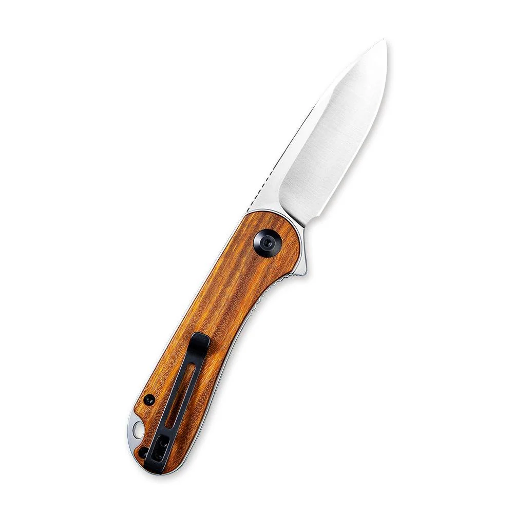 CIVIVI Elementum Flipper Knife Wood Handle (2.96" D2 Blade) C907C - Image 2