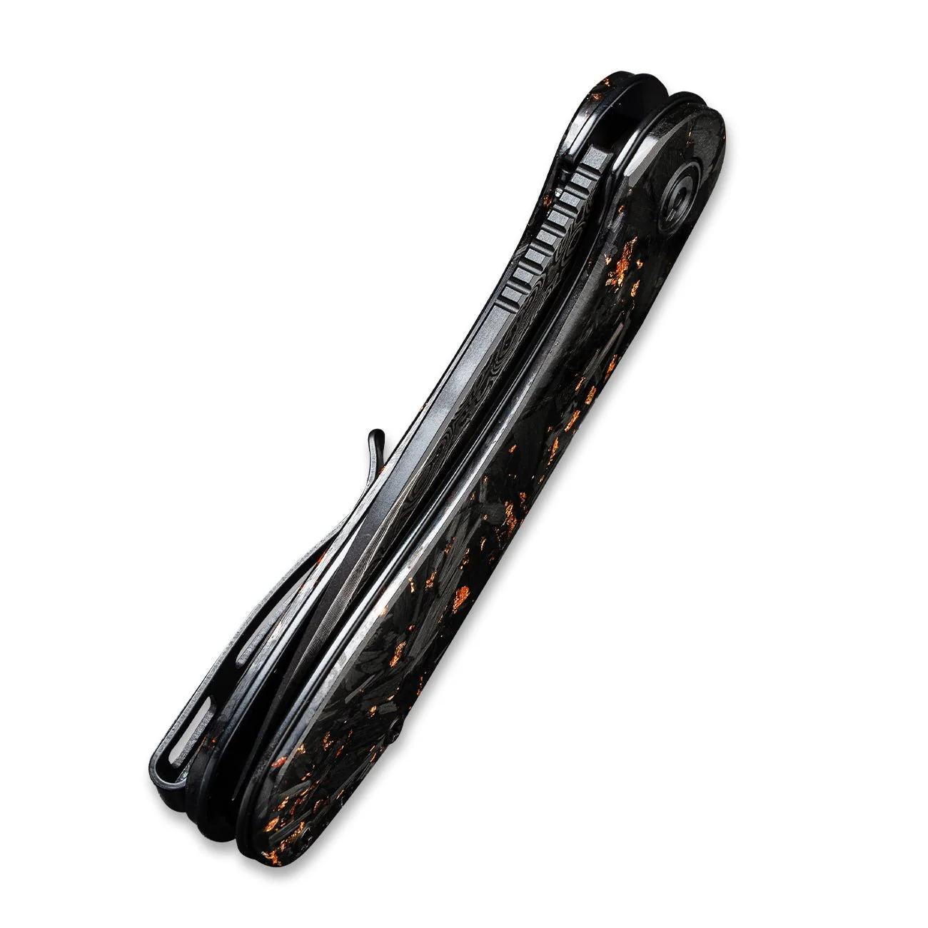 CIVIVI Elementum Flipper Knife Carbon Fiber Handle (2.96" Damascus Blade) C907C-DS3 - Image 7
