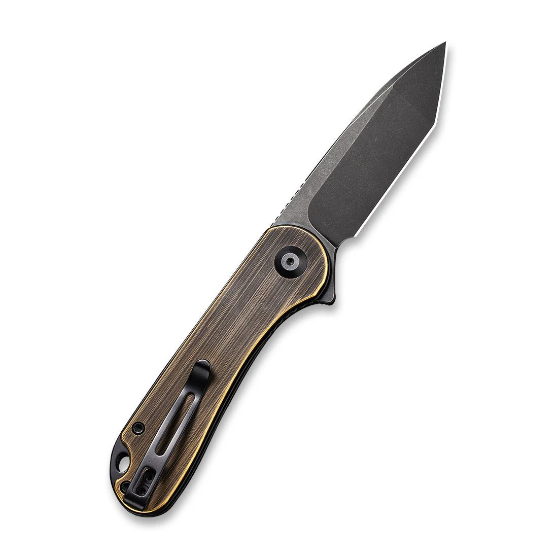 CIVIVI Elementum Flipper Knife Brass Handle (2.96" D2 Blade) C907T-A - Image 2