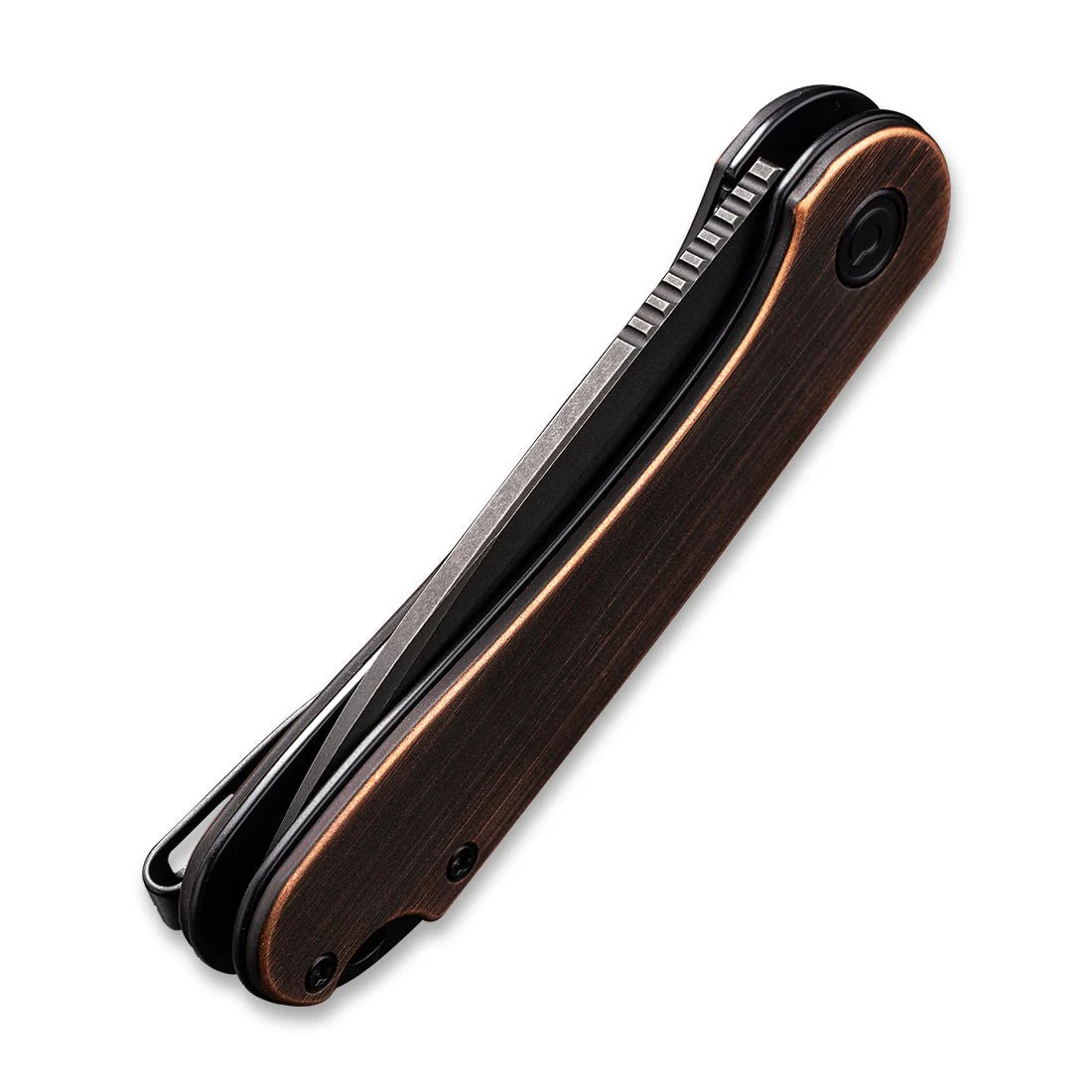 CIVIVI Elementum Flipper Knife Copper Handle (2.96" D2 Blade) C907T-B - Image 7