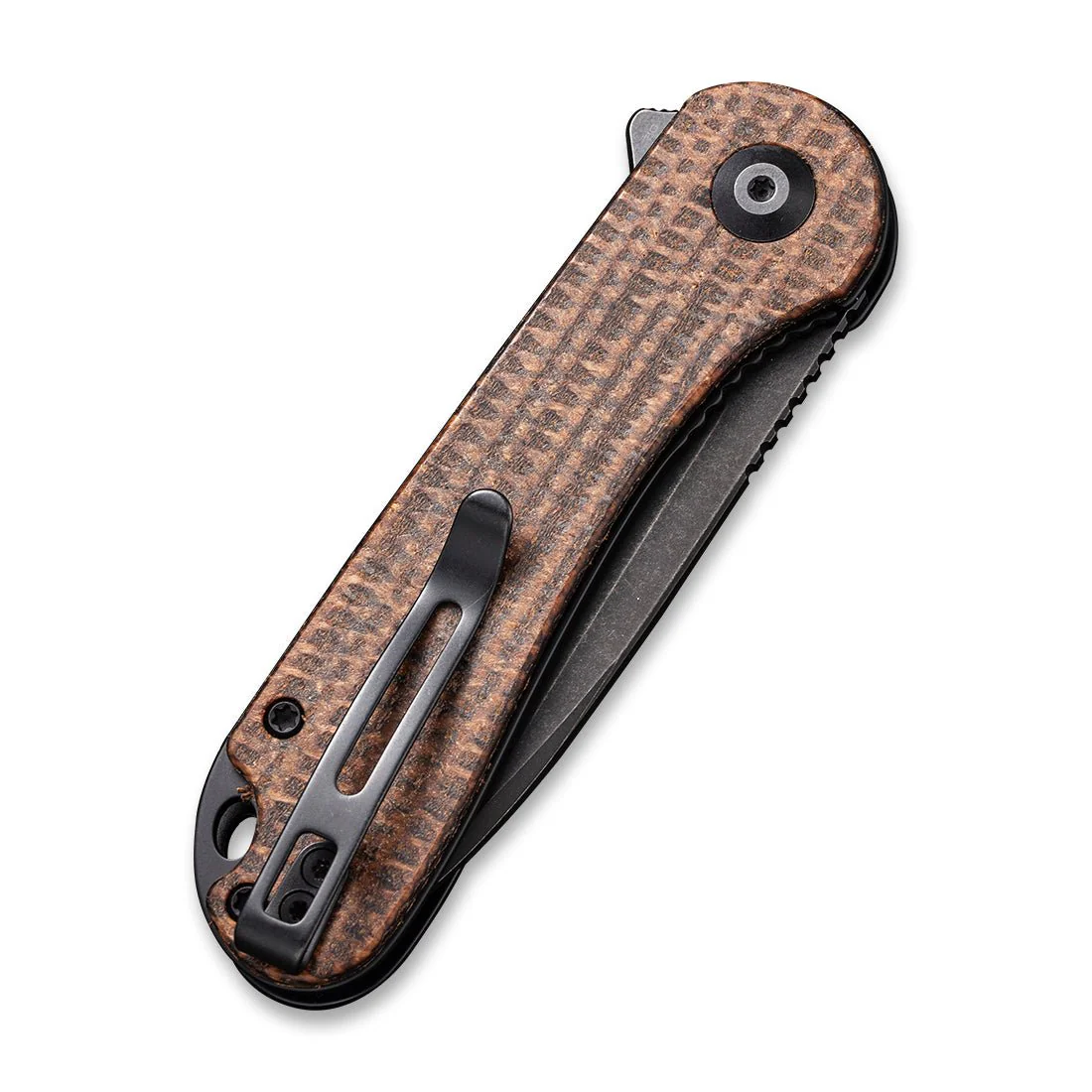 CIVIVI Elementum Flipper Knife Micarta Handle (2.96" D2 Blade) C907T-C - Image 6