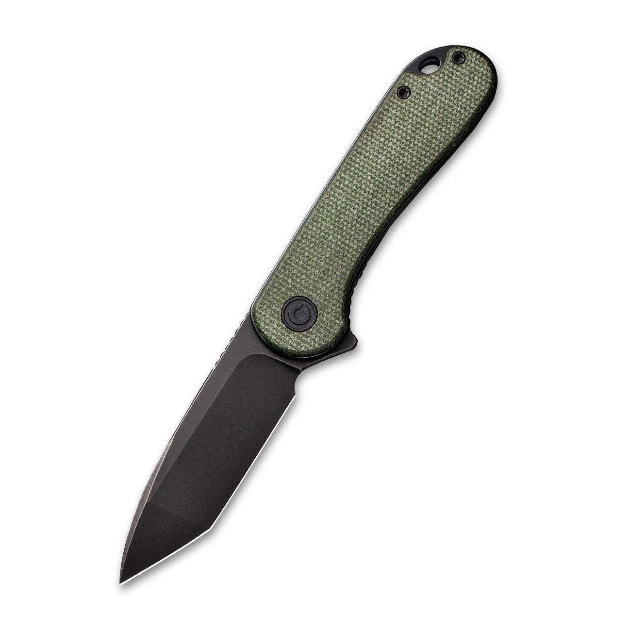 CIVIVI Elementum Flipper Knife Micarta Handle (2.96" D2 Blade) C907T-E - Image 3
