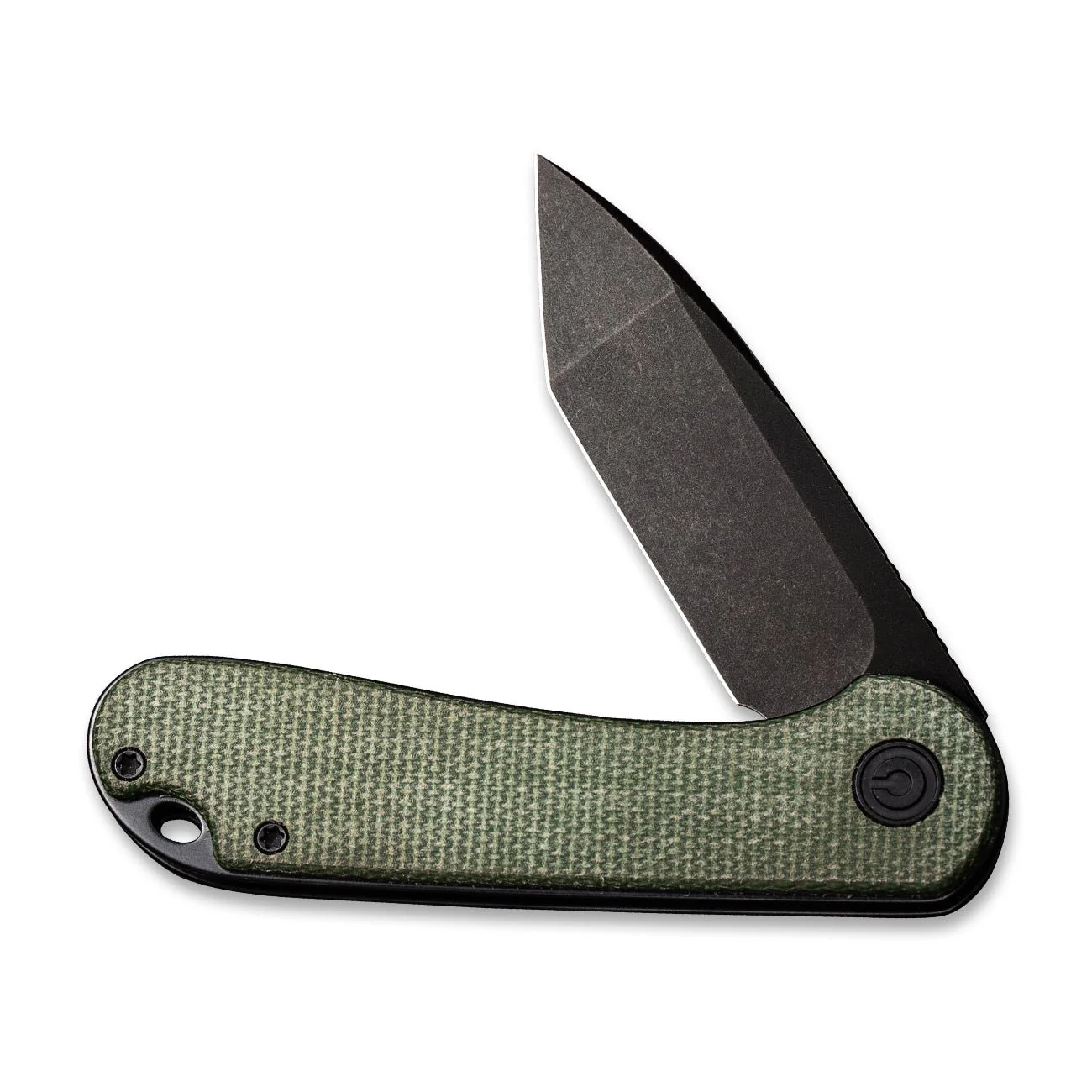 CIVIVI Elementum Flipper Knife Micarta Handle (2.96" D2 Blade) C907T-E - Image 4