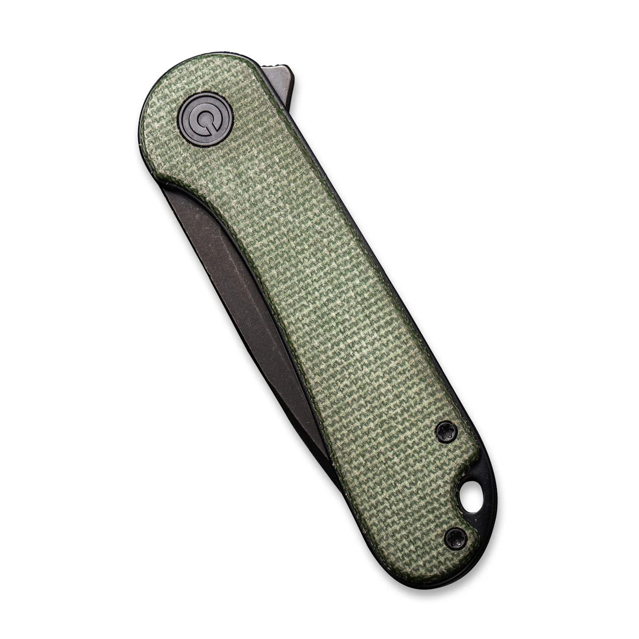 CIVIVI Elementum Flipper Knife Micarta Handle (2.96" D2 Blade) C907T-E - Image 5