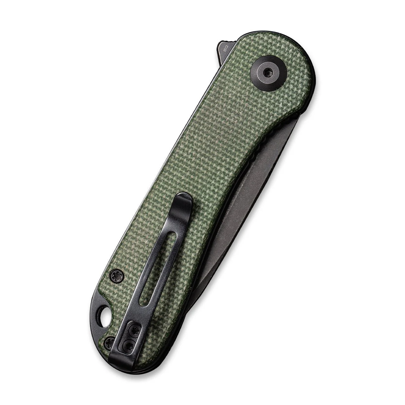CIVIVI Elementum Flipper Knife Micarta Handle (2.96" D2 Blade) C907T-E - Image 6