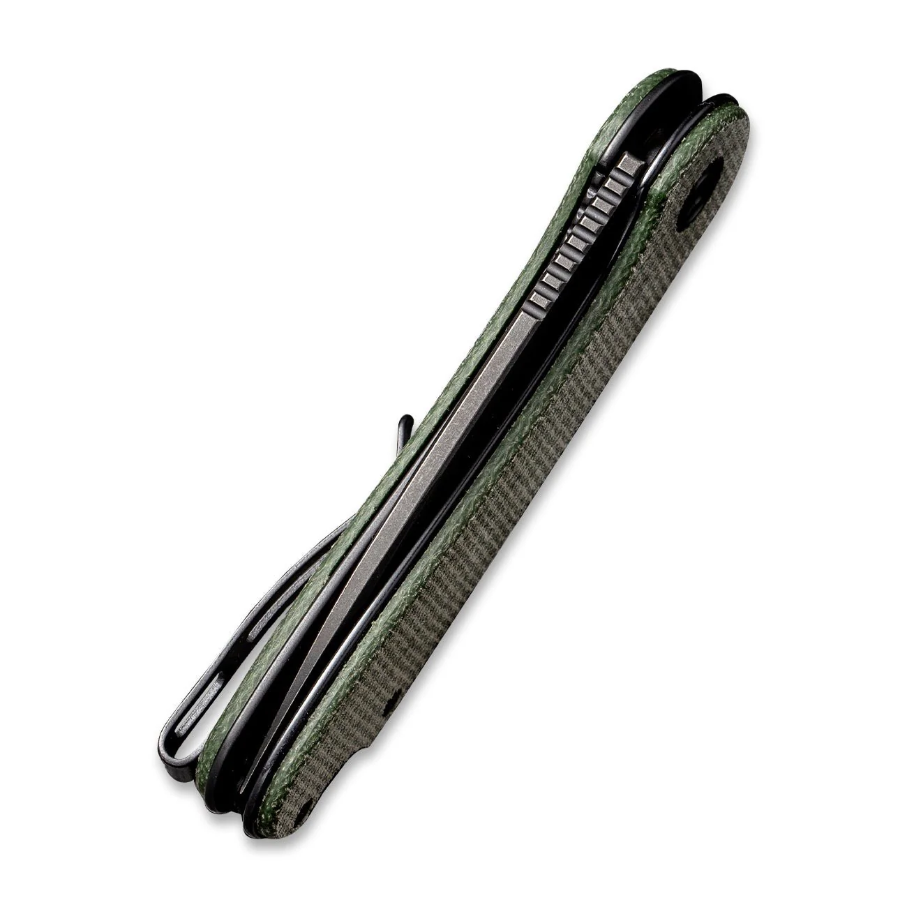 CIVIVI Elementum Flipper Knife Micarta Handle (2.96" D2 Blade) C907T-E - Image 7