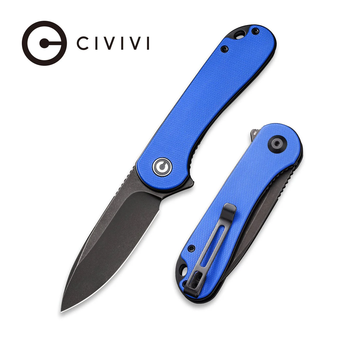 CIVIVI Elementum Flipper Knife G10 Handle (2.96" D2 Blade) C907X