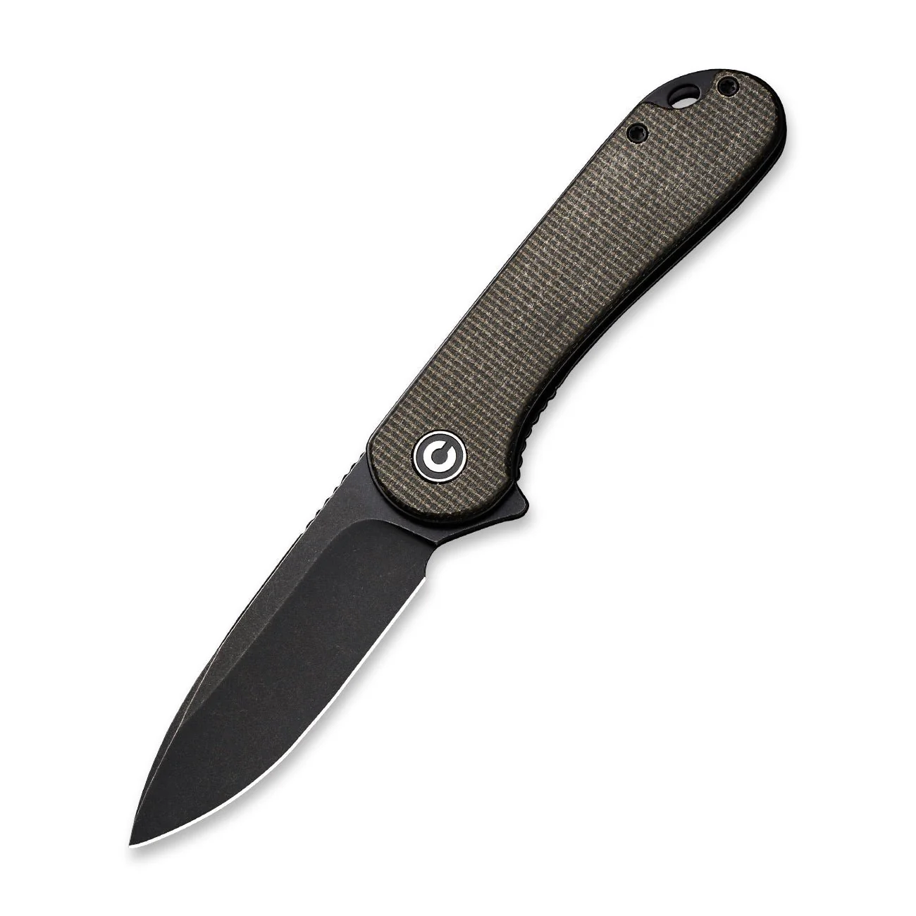 CIVIVI Elementum Flipper Knife Micarta Handle (2.96" D2 Blade) C907Z - Image 3