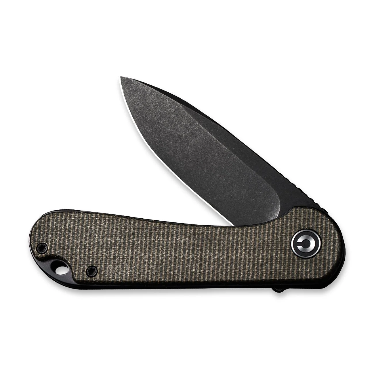 CIVIVI Elementum Flipper Knife Micarta Handle (2.96" D2 Blade) C907Z - Image 4