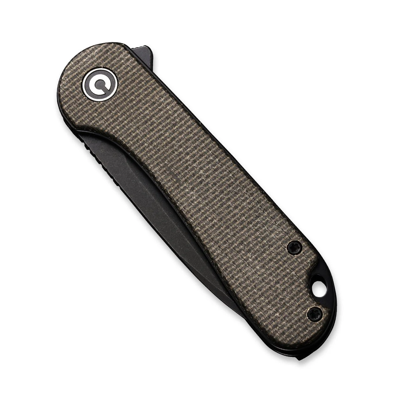 CIVIVI Elementum Flipper Knife Micarta Handle (2.96" D2 Blade) C907Z - Image 5