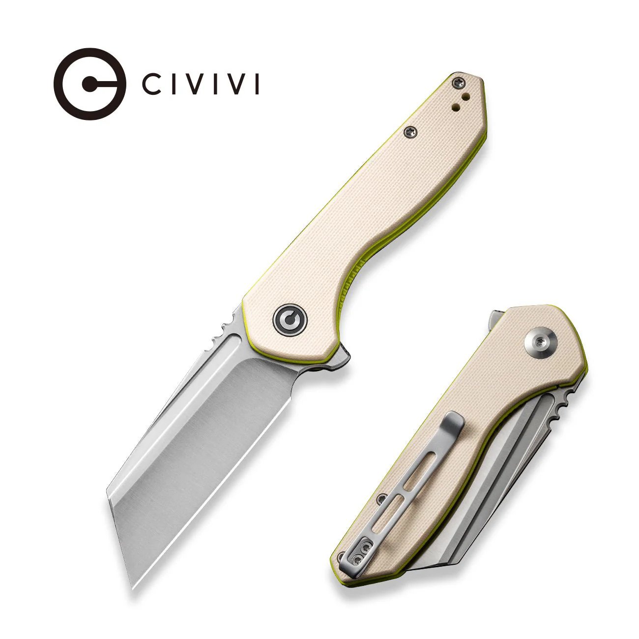 CIVIVI ExOne Flipper Knife G10 Handle (2.94" Nitro-V Blade) C23036-2