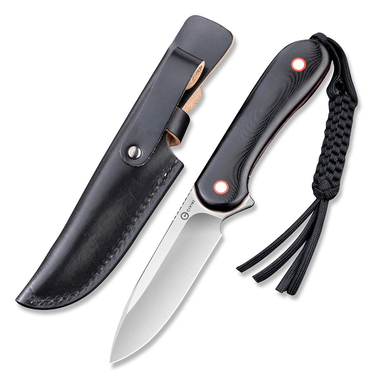 CIVIVI Fixed Blade Elementum Tactical Knife G10 Handle (3.98" 10Cr15CoMoV Blade) C2104A - Image 3