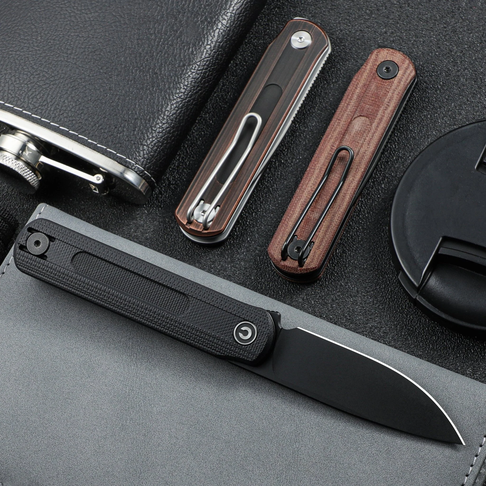 CIVIVI Foldis Slip Joint & Top Flipper Knife G10 Handle (2.67" Nitro-V Blade) C21044-3 - Image 4