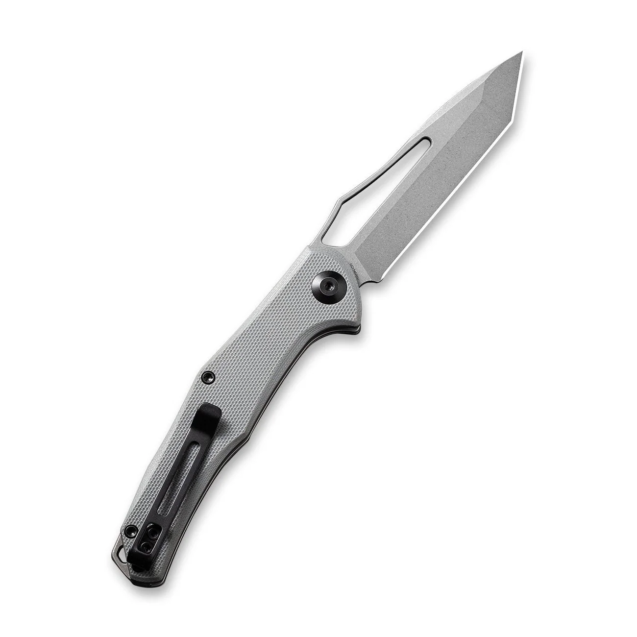 CIVIVI Fracture Slip Joint & Thumb Hole Knife G10 Handle (3.35" 8Cr14MoV Tanto Blade) C2008B - Image 2