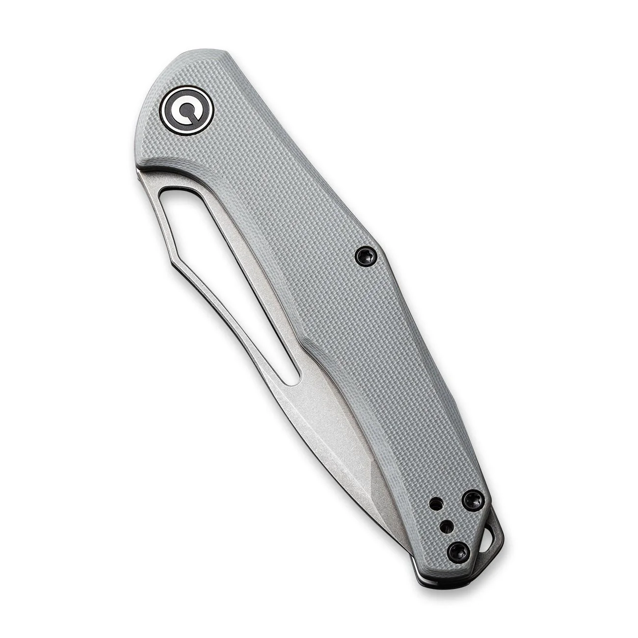 CIVIVI Fracture Slip Joint & Thumb Hole Knife G10 Handle (3.35" 8Cr14MoV Tanto Blade) C2008B - Image 5