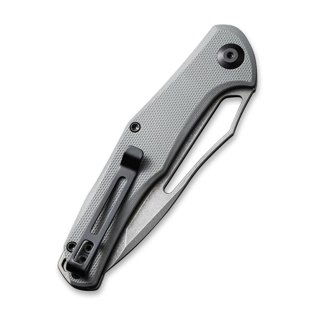 CIVIVI Fracture Slip Joint & Thumb Hole Knife G10 Handle (3.35" 8Cr14MoV Tanto Blade) C2008B - Image 6