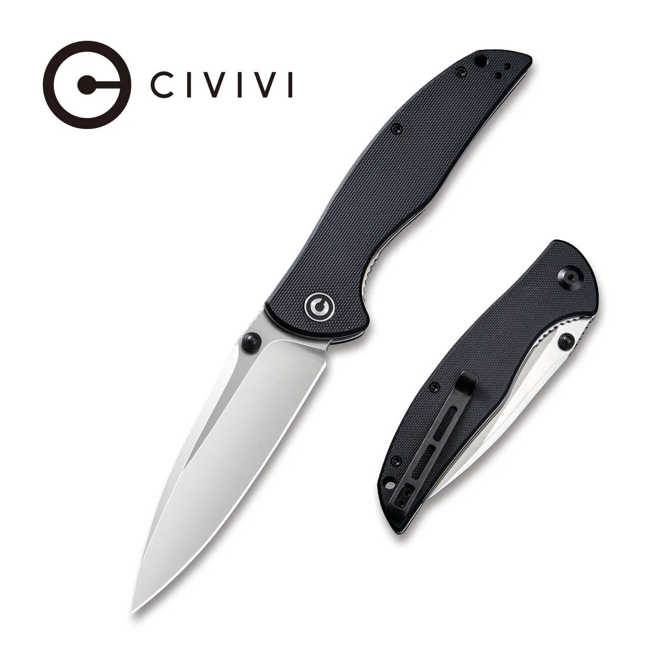 CIVIVI Governor Thumb Stud Knife G10 Handle (3.86" D2 Blade) C911C