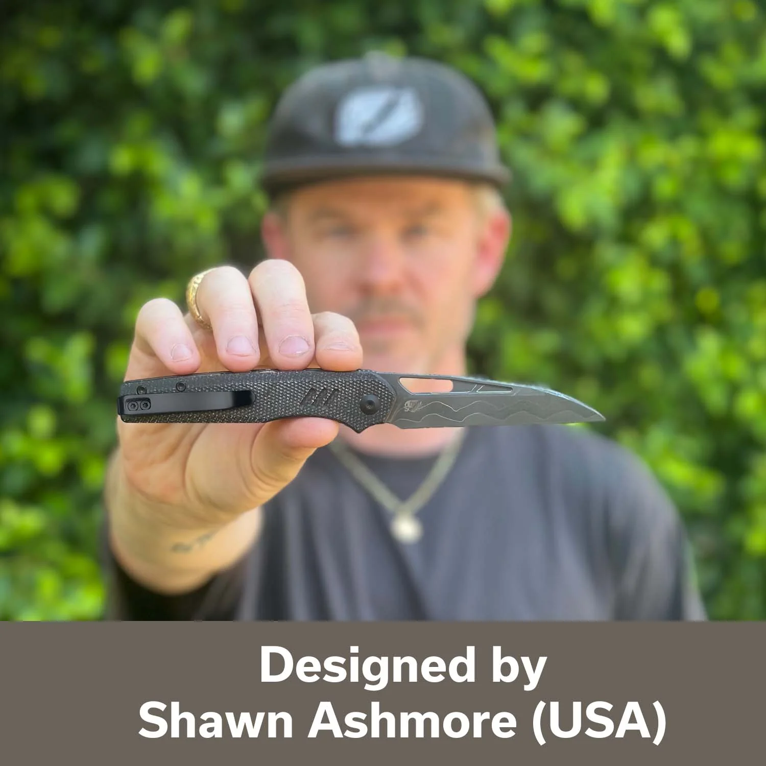 CIVIVI Guile Front Flipper & Thumb Hole Knife Micarta Handle (3.25" Damascus Blade) C24062B-DS1 - Image 2