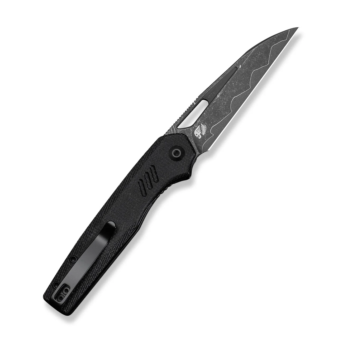 CIVIVI Guile Front Flipper & Thumb Hole Knife Micarta Handle (3.25" Damascus Blade) C24062B-DS1 - Image 8