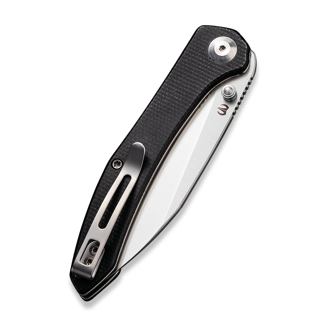 CIVIVI Hadros Thumb Stud Knife Micarta Handle (3.35" 10Cr15CoMoV Blade) C20004-1 - Image 6