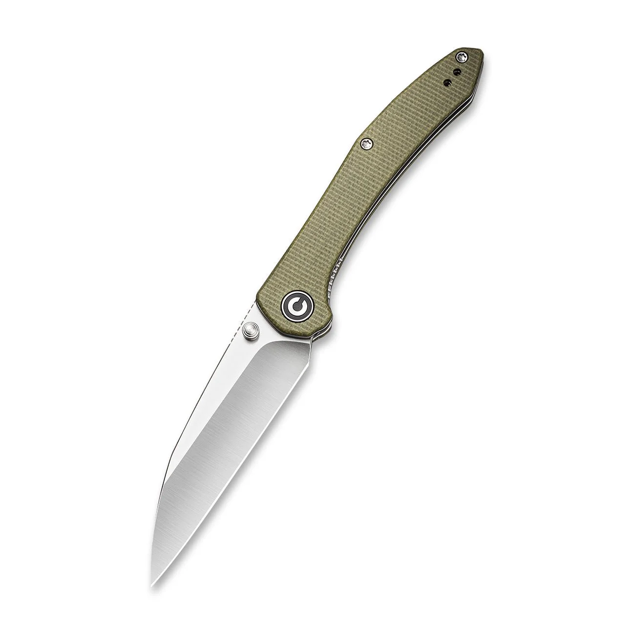 CIVIVI Hadros Thumb Stud Knife Micarta Handle (3.35" 10Cr15CoMoV Blade) C20004-3 - Image 3