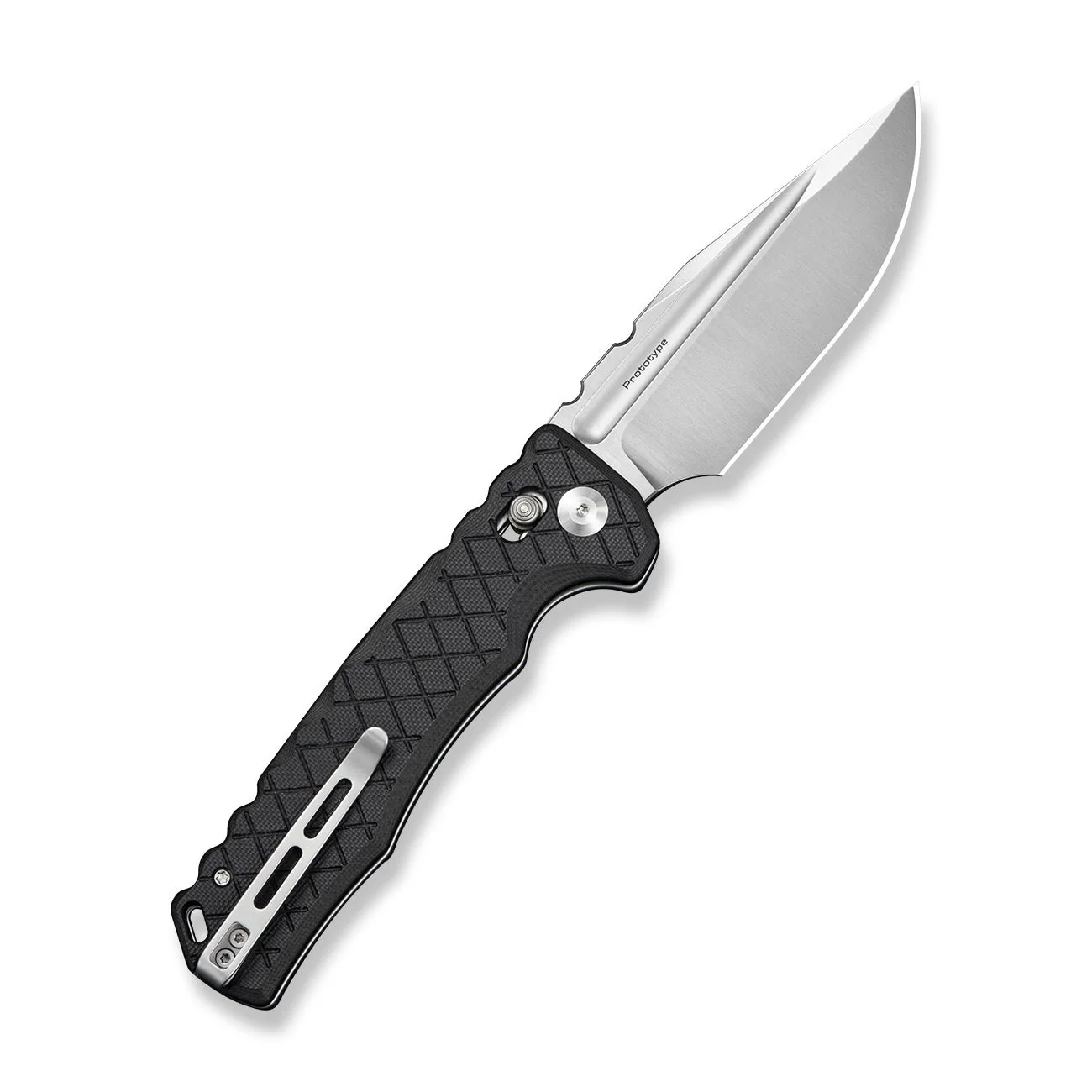 CIVIVI Hammerfist Crossbar Lock Knife Black G10 Handle (3.98" Satin Finished 14C28N Blade) C25033A Sample1 - Image 2