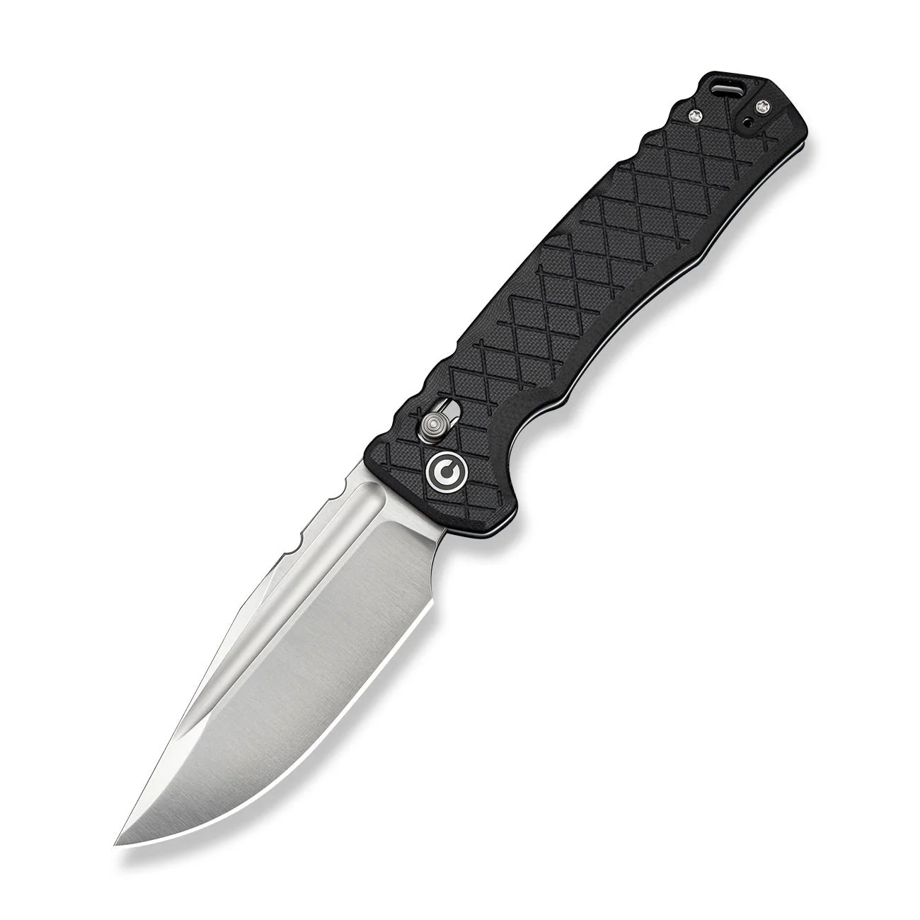 CIVIVI Hammerfist Crossbar Lock Knife Black G10 Handle (3.98" Satin Finished 14C28N Blade) C25033A Sample1 - Image 3