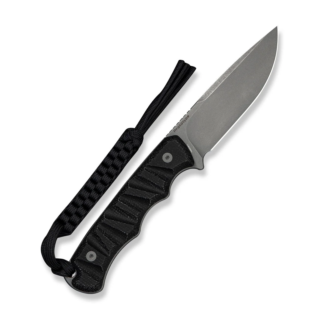 CIVIVI Haven Black Canvas Micarta Handle (3.43" Gray Stonewashed 14C28N Blade) C25073 Sample2 - Image 2