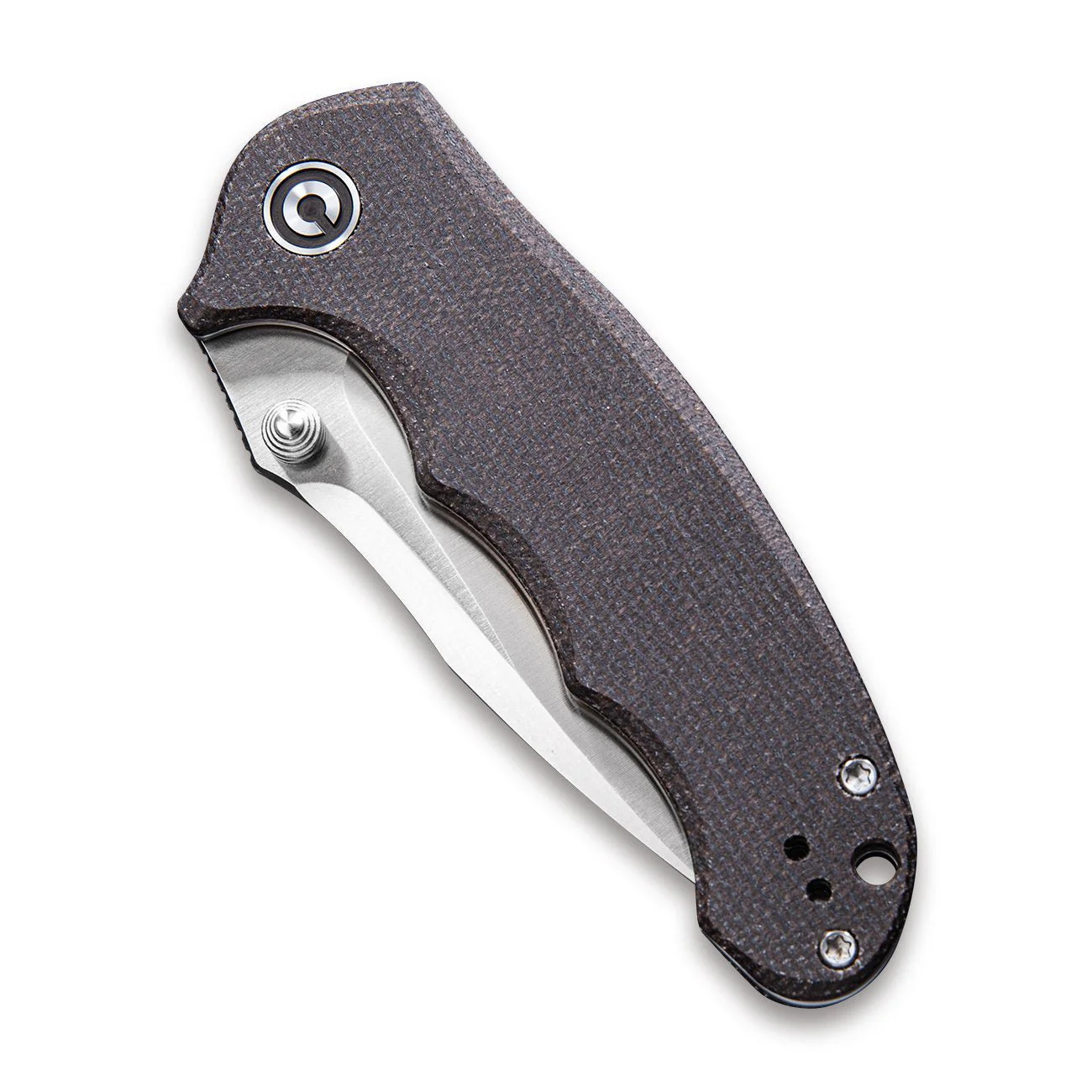 CIVIVI Hooligan Thumb Stud Knife Micarta Handle (2.98'' D2 Blade) C913B - Image 5