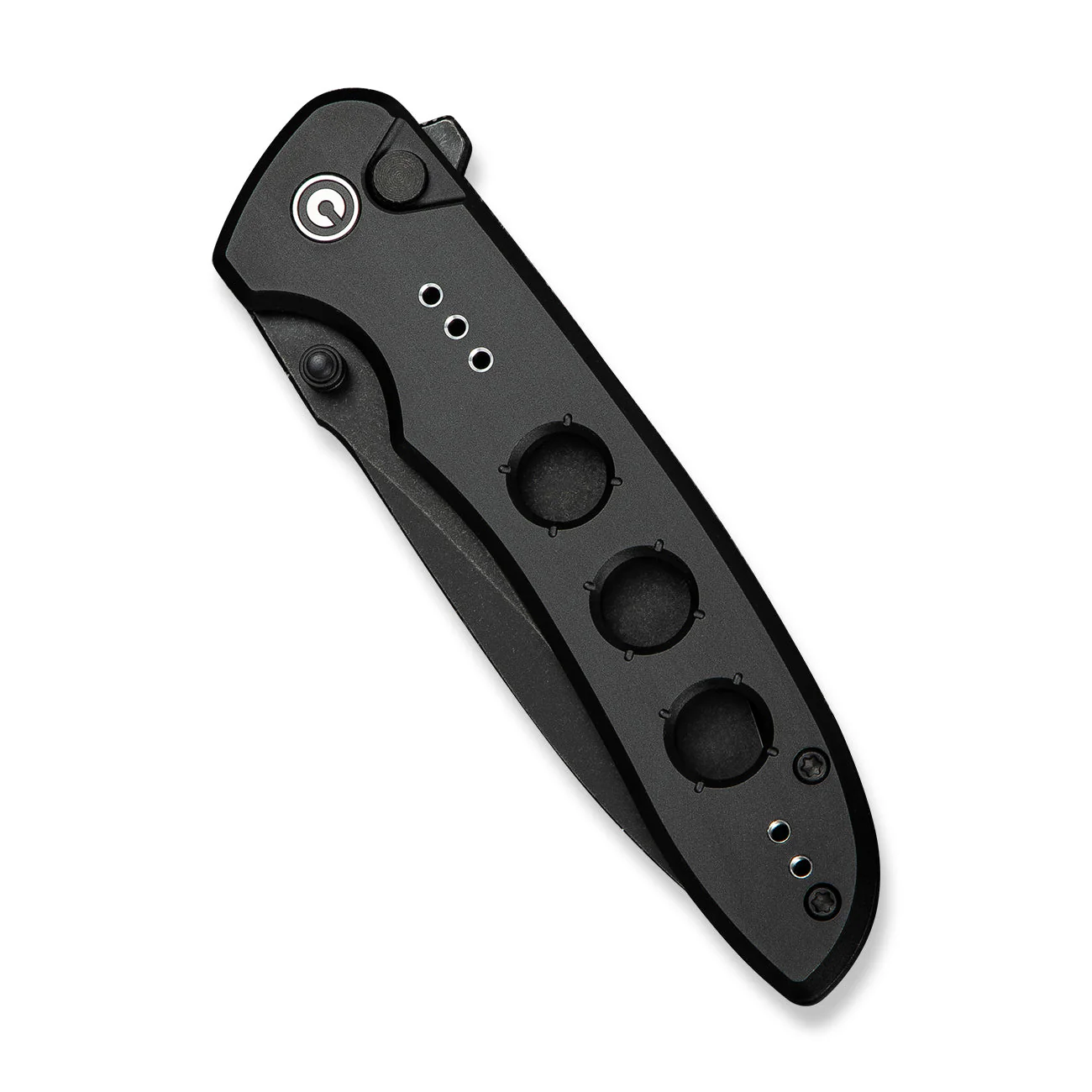 CIVIVI Hyperpulse Flipper & Thumb Stud & Button Lock Knife Aluminum Handle (3.5" 14C28N Blade) C23087A-1 - Image 11