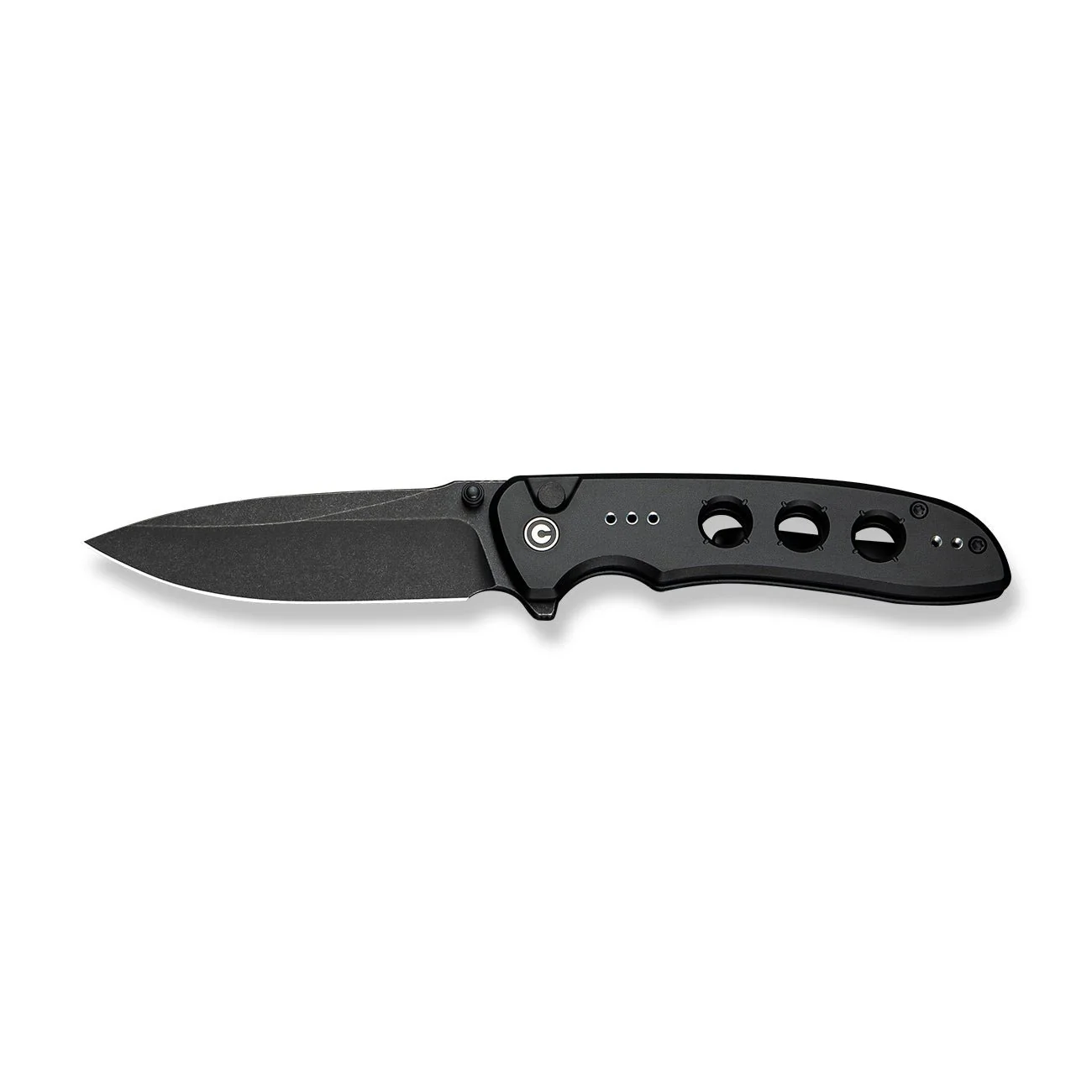 CIVIVI Hyperpulse Flipper & Thumb Stud & Button Lock Knife Aluminum Handle (3.5" 14C28N Blade) C23087A-1 - Image 9
