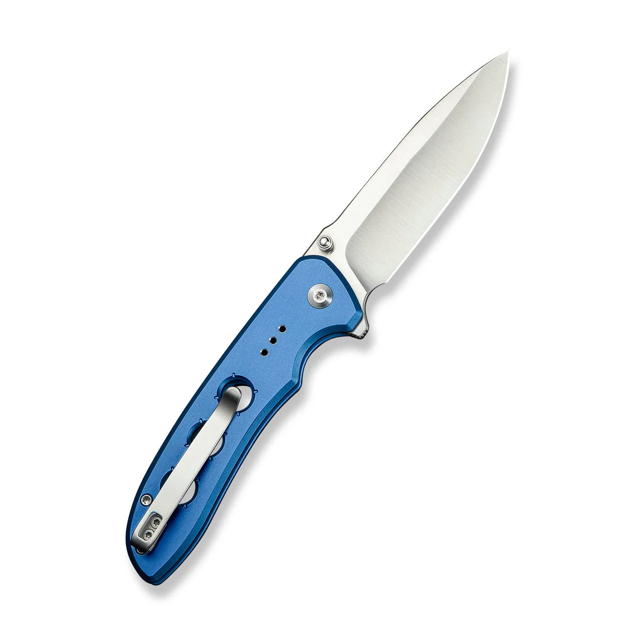 CIVIVI Hyperpulse Flipper & Thumb Stud & Button Lock Knife Aluminum Handle (3.5" 14C28N Blade) C23087A-2 - Image 7