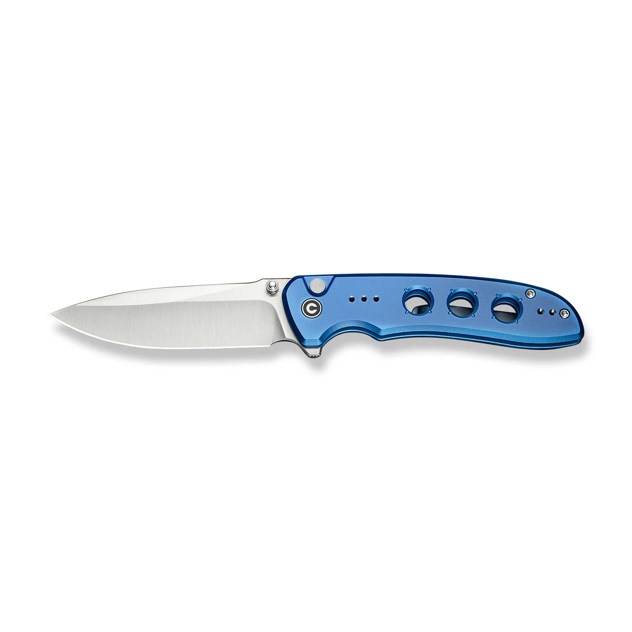CIVIVI Hyperpulse Flipper & Thumb Stud & Button Lock Knife Aluminum Handle (3.5" 14C28N Blade) C23087A-2 - Image 9