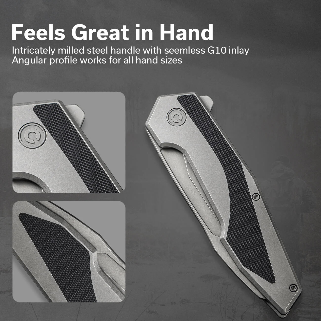 CIVIVI Hypersonic Flipper Knife Steel & G10 Handle (3.7" 14C28N Blade) C22011-2 - Image 4