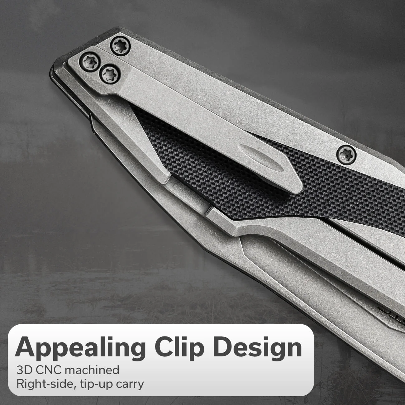 CIVIVI Hypersonic Flipper Knife Steel & G10 Handle (3.7" 14C28N Blade) C22011-2 - Image 7
