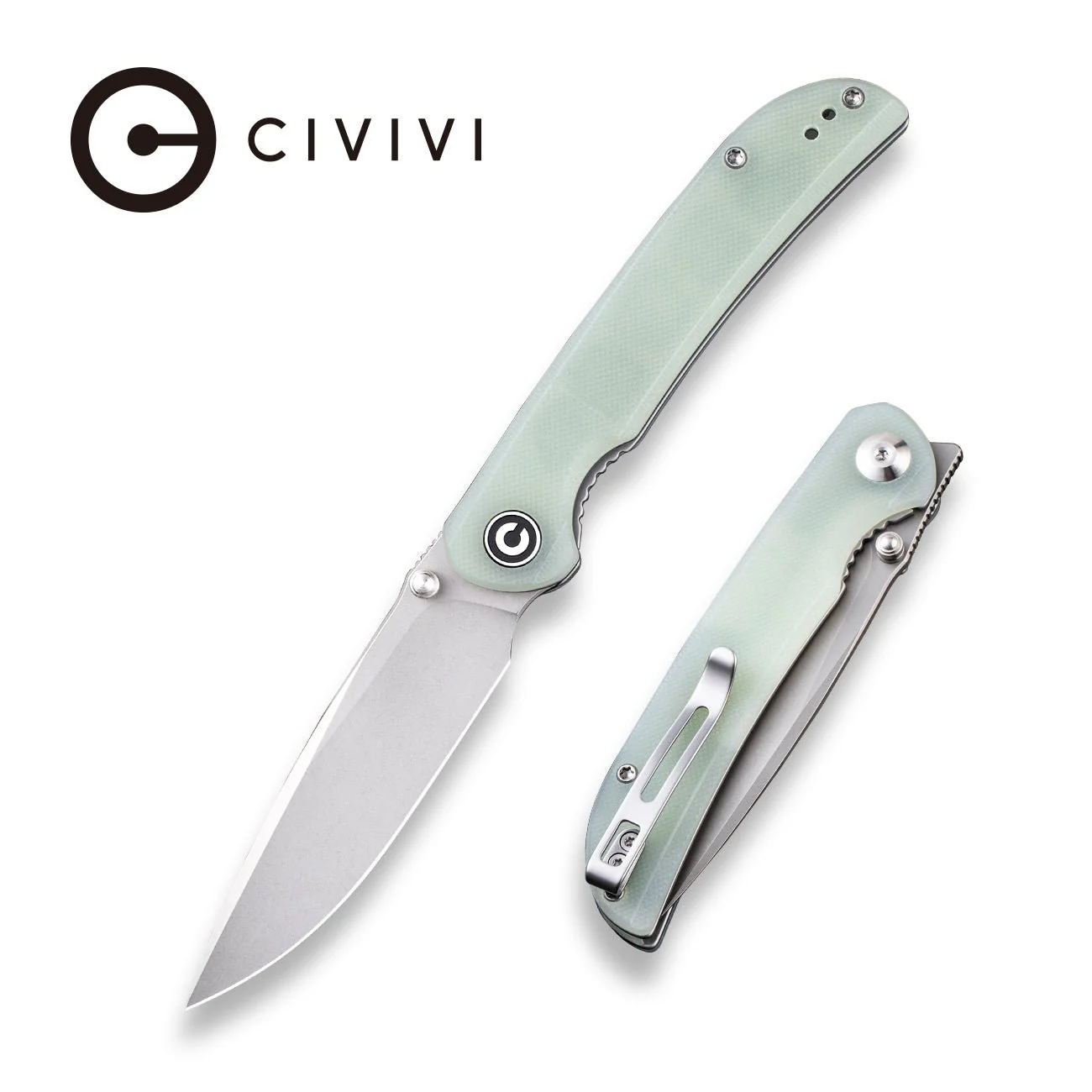 CIVIVI Imperium Front Flipper & Thumb Stud Knife G10 Handle (3.47" Nitro-V Blade) C2107A