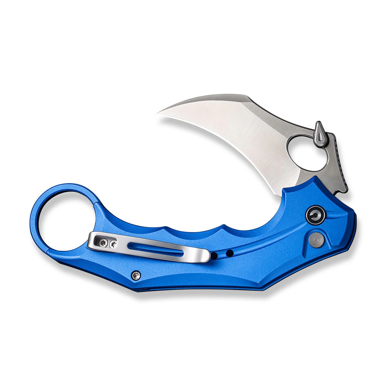 CIVIVI Incisor II Flipper & Thumb Hole & Button Lock Knife Aluminum Handle (2.02" Nitro-V Blade) C16016B-2 - Image 10