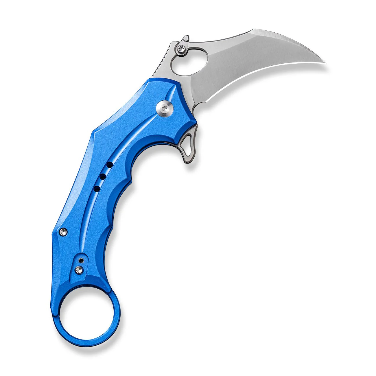 CIVIVI Incisor II Flipper & Thumb Hole & Button Lock Knife Aluminum Handle (2.02" Nitro-V Blade) C16016B-2 - Image 7
