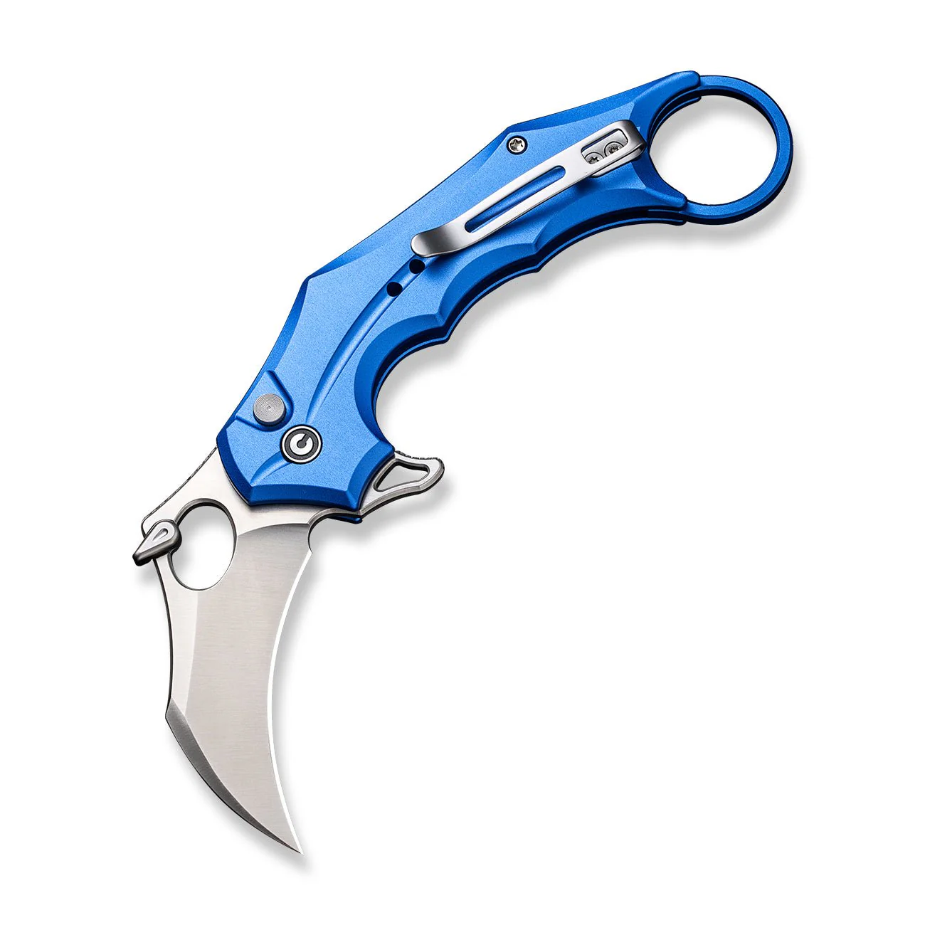 CIVIVI Incisor II Flipper & Thumb Hole & Button Lock Knife Aluminum Handle (2.02" Nitro-V Blade) C16016B-2 - Image 8