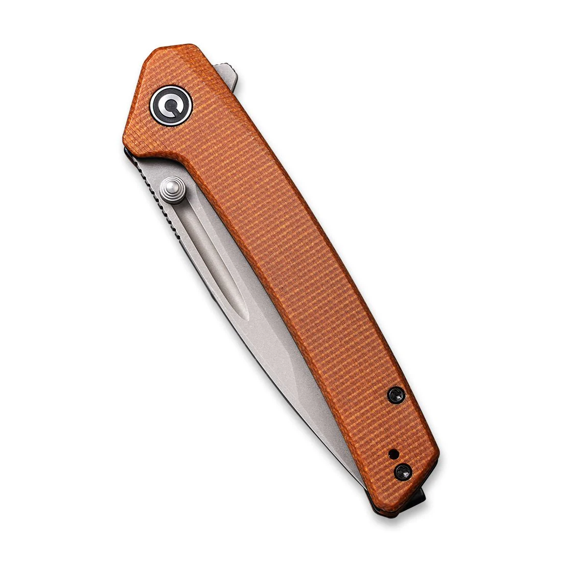 CIVIVI Keen Nadder Flipper & Thumb Stud Knife Micarta Handle (3.48" N690 Blade) C2021B - Image 5