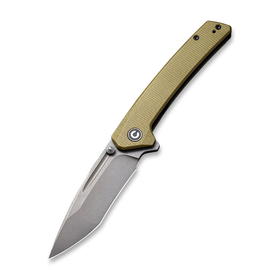CIVIVI Keen Nadder Flipper & Thumb Stud Knife Micarta Handle (3.48" N690 Blade) C2021C - Image 3