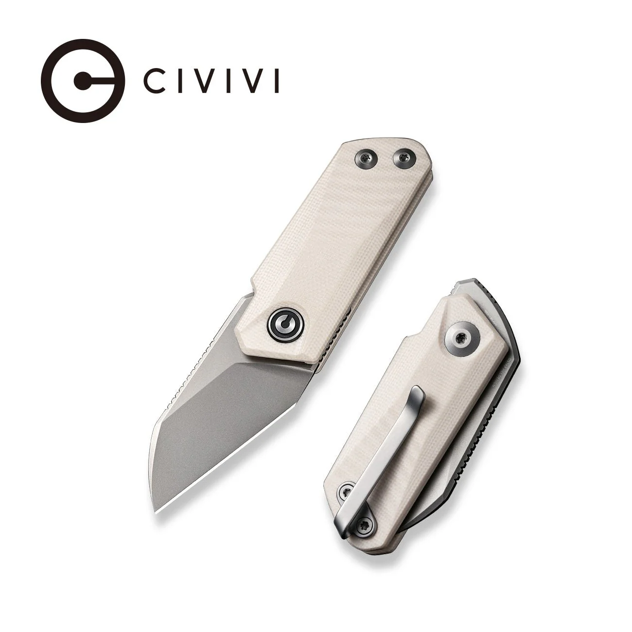 CIVIVI Ki-V Slip Joint Knife G10 Handle (1.55" 9Cr18MoV Blade) C2108C
