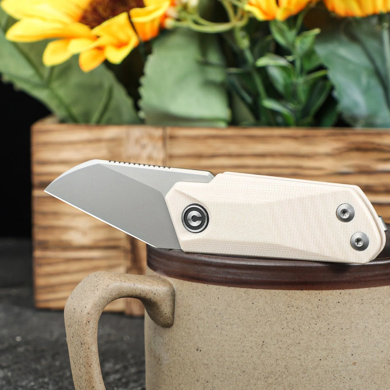 CIVIVI Ki-V Slip Joint Knife G10 Handle (1.55" 9Cr18MoV Blade) C2108C - Image 3