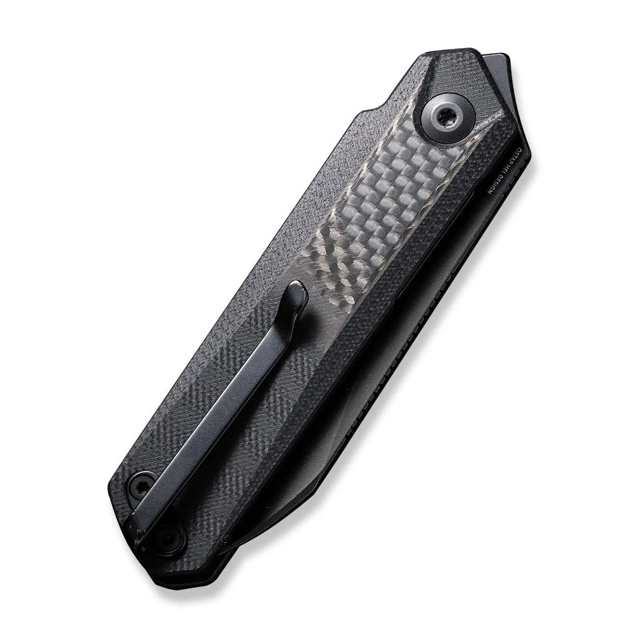 CIVIVI Ki-V Plus Front Flipper Knife Carbon Fiber & G10 Handle (2.52" Nitro-V Blade) C20005B-3 - Image 7