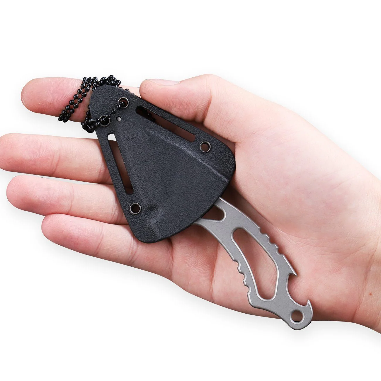 CIVIVI Kiri-EDC Fixed Blade Neck Knife (1.80" 9Cr18MoV Blade) C2001A, With Kydex Sheath - Image 5